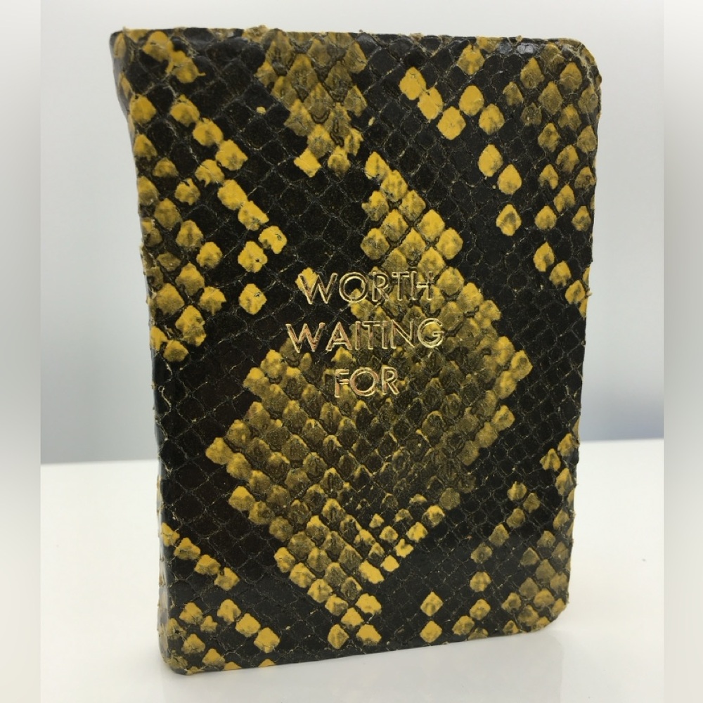 NEW Henri Bendel || Mini WORTH WAITING FOR Notebook || Collectors Item